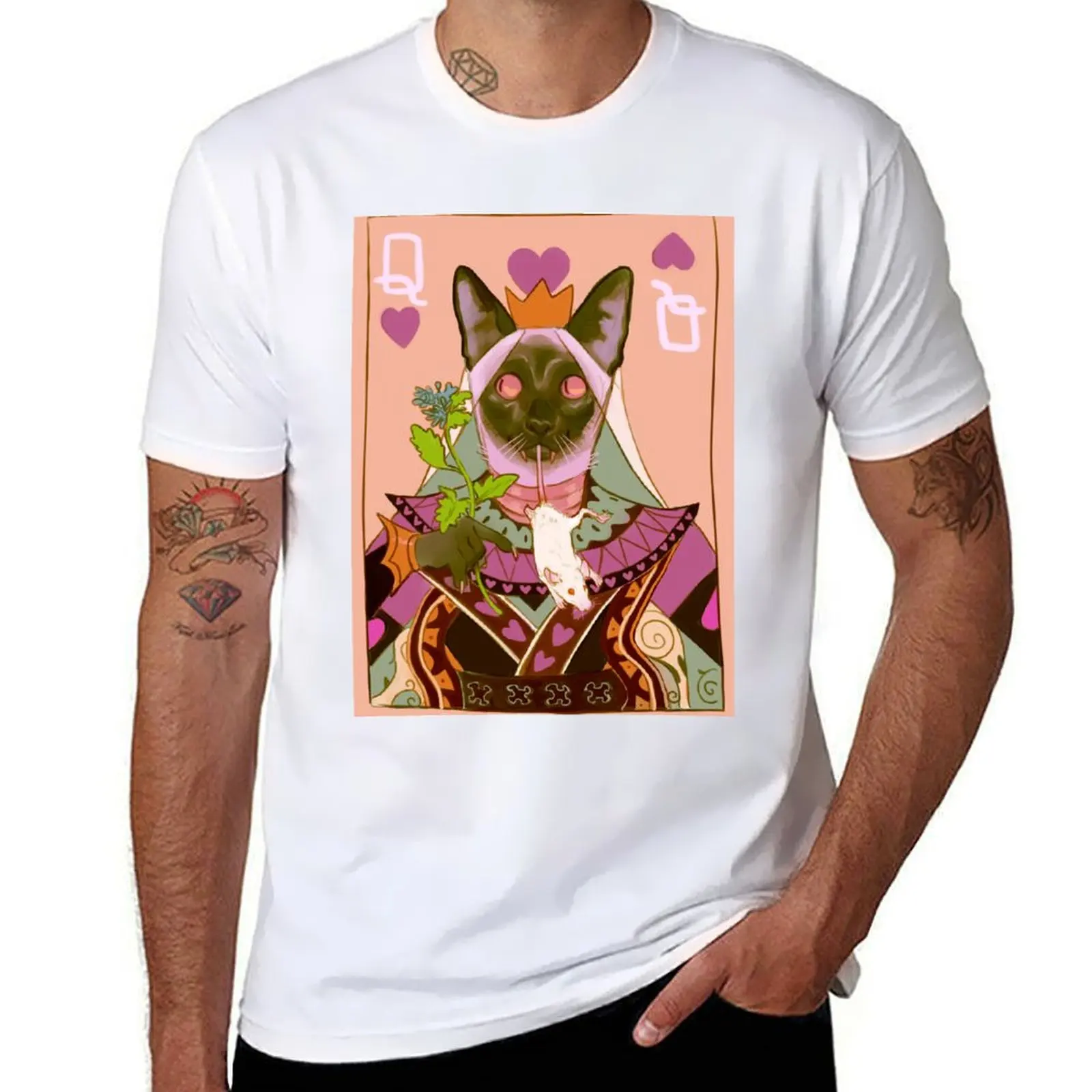 

Queen of Hearts T-Shirt t shirt man plain cotton t shirt man T-Shirt