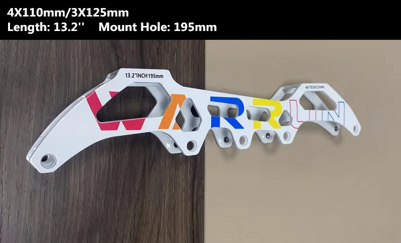 Rama do rolek oryginalny Warrun wielu dla 3/4 koła przyspieszenie Skating podwozie 7075 śruby ze stopu aluminium CNC prezent
