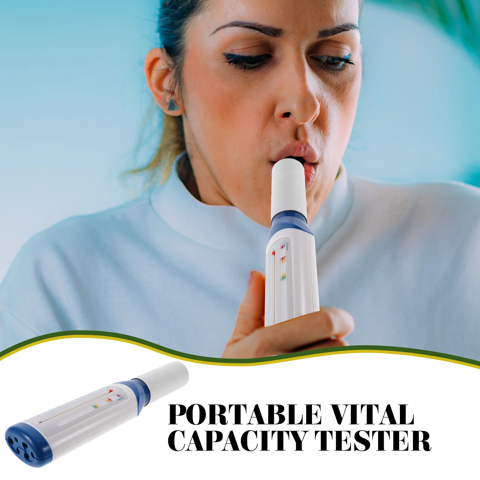 Test Meter Ammeter Spirometry Machine Peak Expiratory Flow Rate Meters for Vital Capacity Monitor