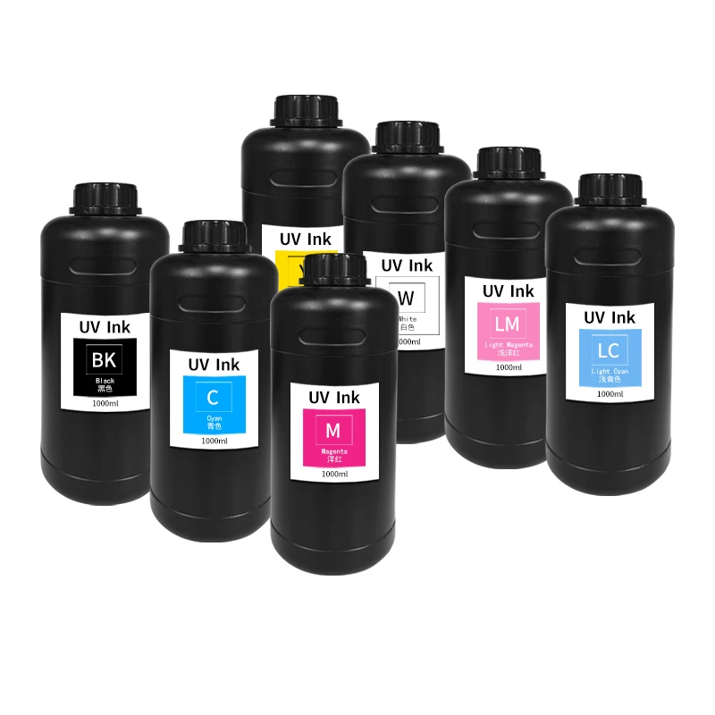 Imagem -02 - Tinta uv para Impressora Epson Inkjet Filme de Couro Caixa de Luz Pvc Adesivo Macio e Duro Tx800 Xp600 Dx7 Dx5 Dx10 I3200