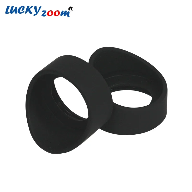 2 Pcs/Set 34mm Diameter Rubber Eyepiece Cover Guards for Biological Stereo Microscope Telescope Monocular Binoculars Eyecups