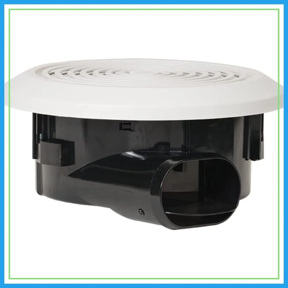 

50 CFM Exhaust Fan, Non-Lighted, White, Bathroom Ventilation