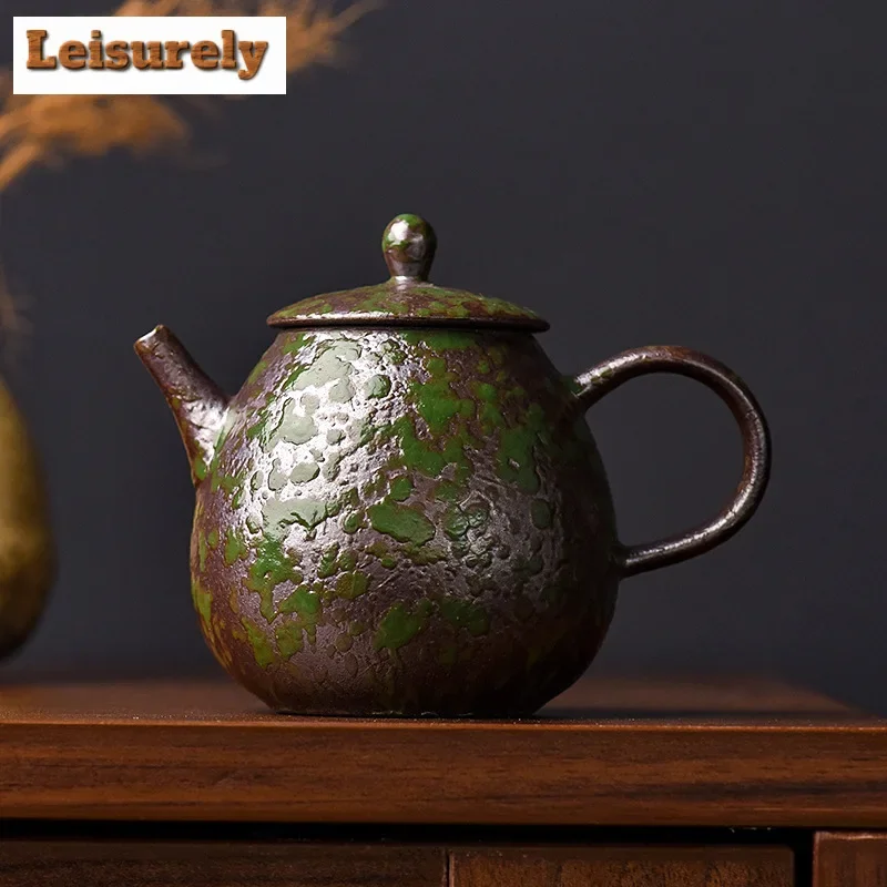 

210ml Antique Handmade Ceramic Teapot High Quality Filter Beauty Pot Chinese Dragon Egg Tea Kettle Customized Kung Fu Teaware