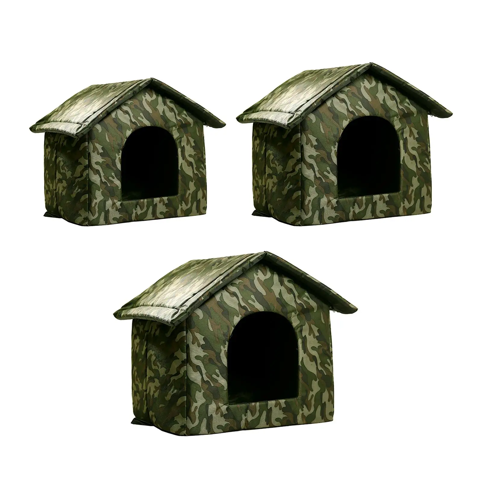 Homeless Pet Tent Waterproof Durable Windproof Outdoor Folding Dog Kennels for Cat Dog Kitten Indoors Outdoors Puppy Camping