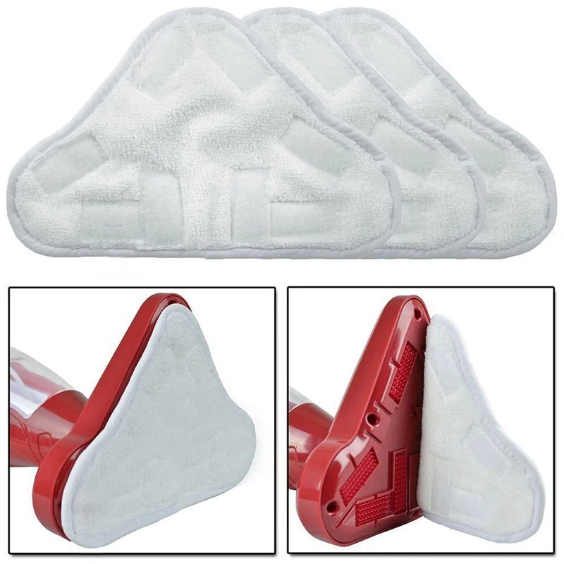 8 Stuks Vervangende Stoommop Microfiber Doekpad Voor H2o X5 Mop Drievoudig In Het Nauw Gedreven Dweil