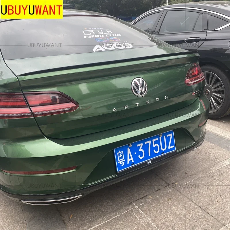 Fit For 2019 2020 New Volkswagen ARTEON CC ABS Plastic Primer Color Exterior Car Rear Tail Wing Trunk Lip Spoiler