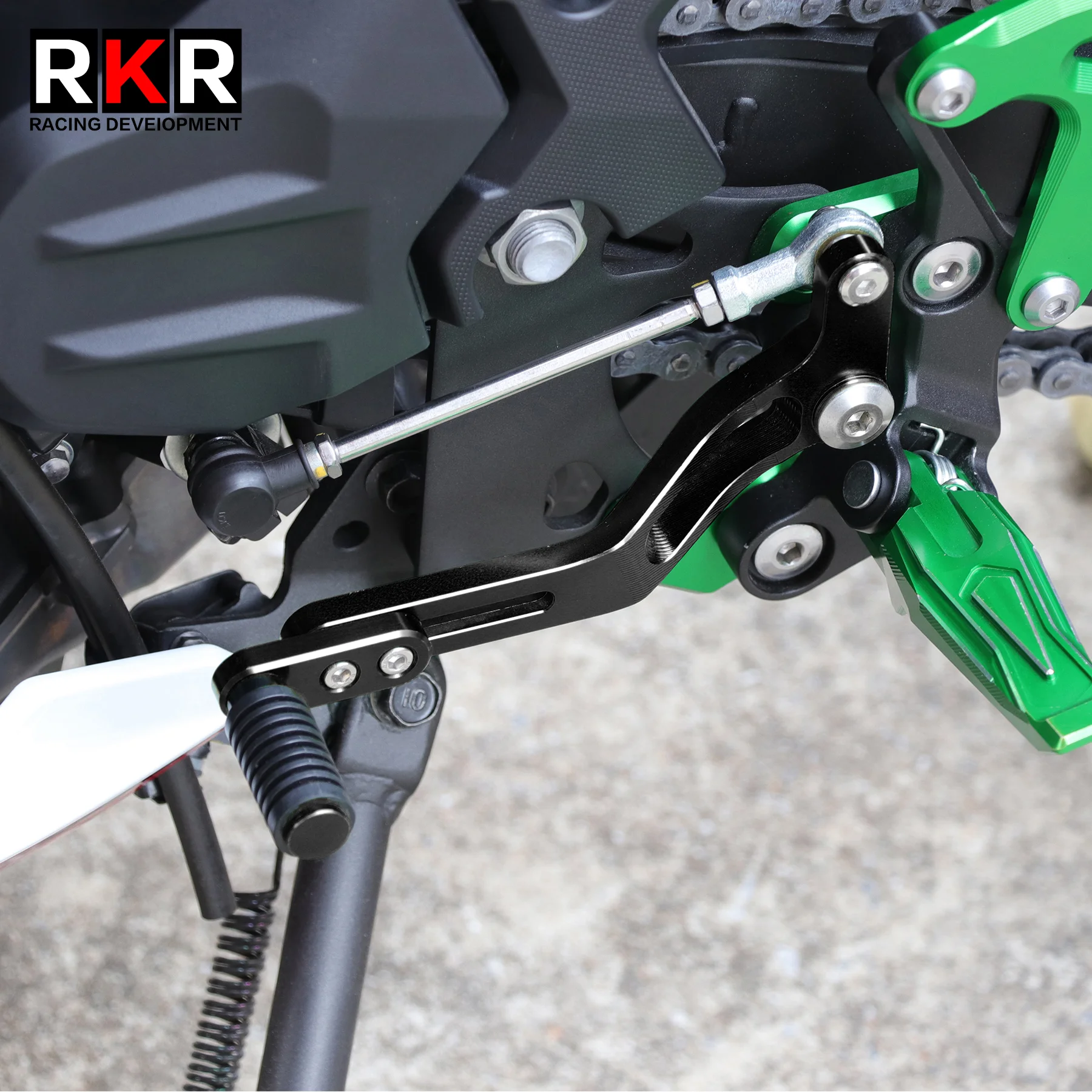 CNC Motorcycle Gear Shift Lever Adjustable Shifter Footrest Pedal Accessories for KAWASAKI NINJA 400 500 2018-2024 Z400 Z500