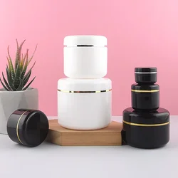 Latas De Creme Facial Recarregáveis De Acrílico, Garrafa De Vácuo, Frascos De Estilo De Imprensa, Dispensador Vazio Airless, Loção De Viagem, Recipientes Cosméticos, Frasco