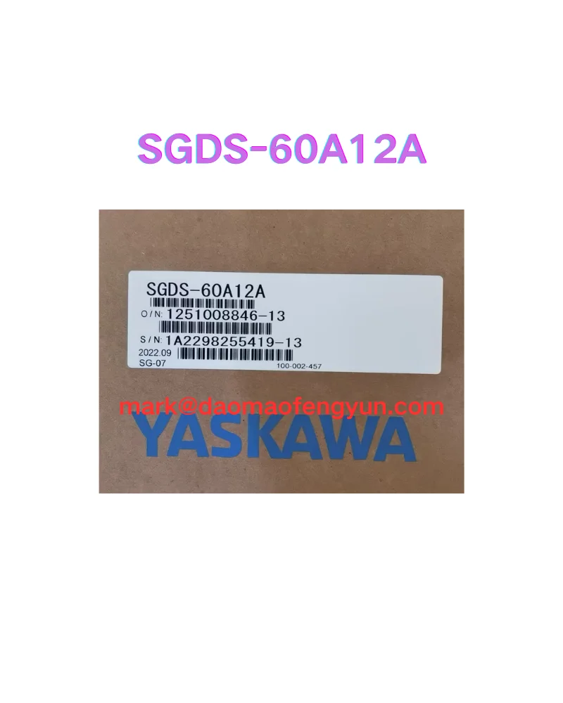 

SGDS-60A12A Совершенно новый привод