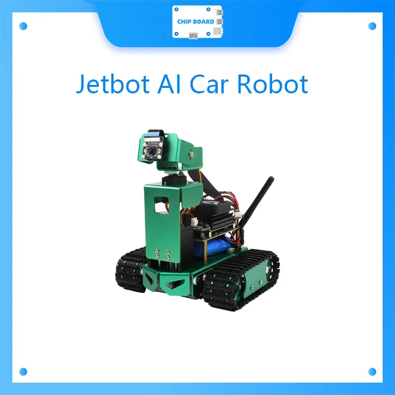 Jetbot sAI car robot with 8 million HD camera  .( with or without)   Jetson Nano board.standard or Support camera up to down