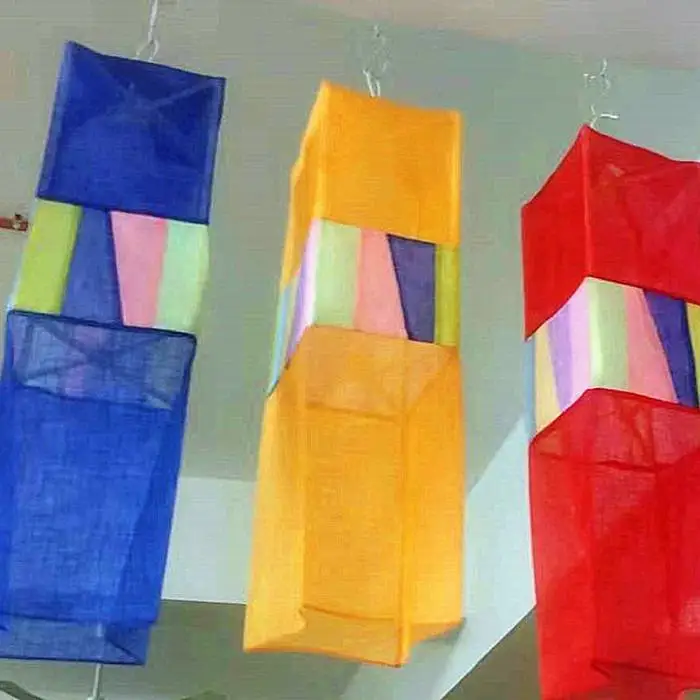 

Korean Style Silk Lantern Decorations Red Yellow Blue for Home Barbecue Restaurant Wall Decorations Large Size Festival Gifts