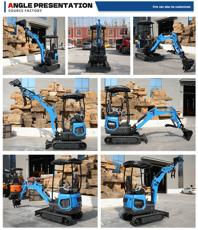 Maßgeschneiderter 1,8-Tonnen-Minibagger mit Wahlweise eines Hydraulikhammers und weiterer Anbaugeräte – Detail 4