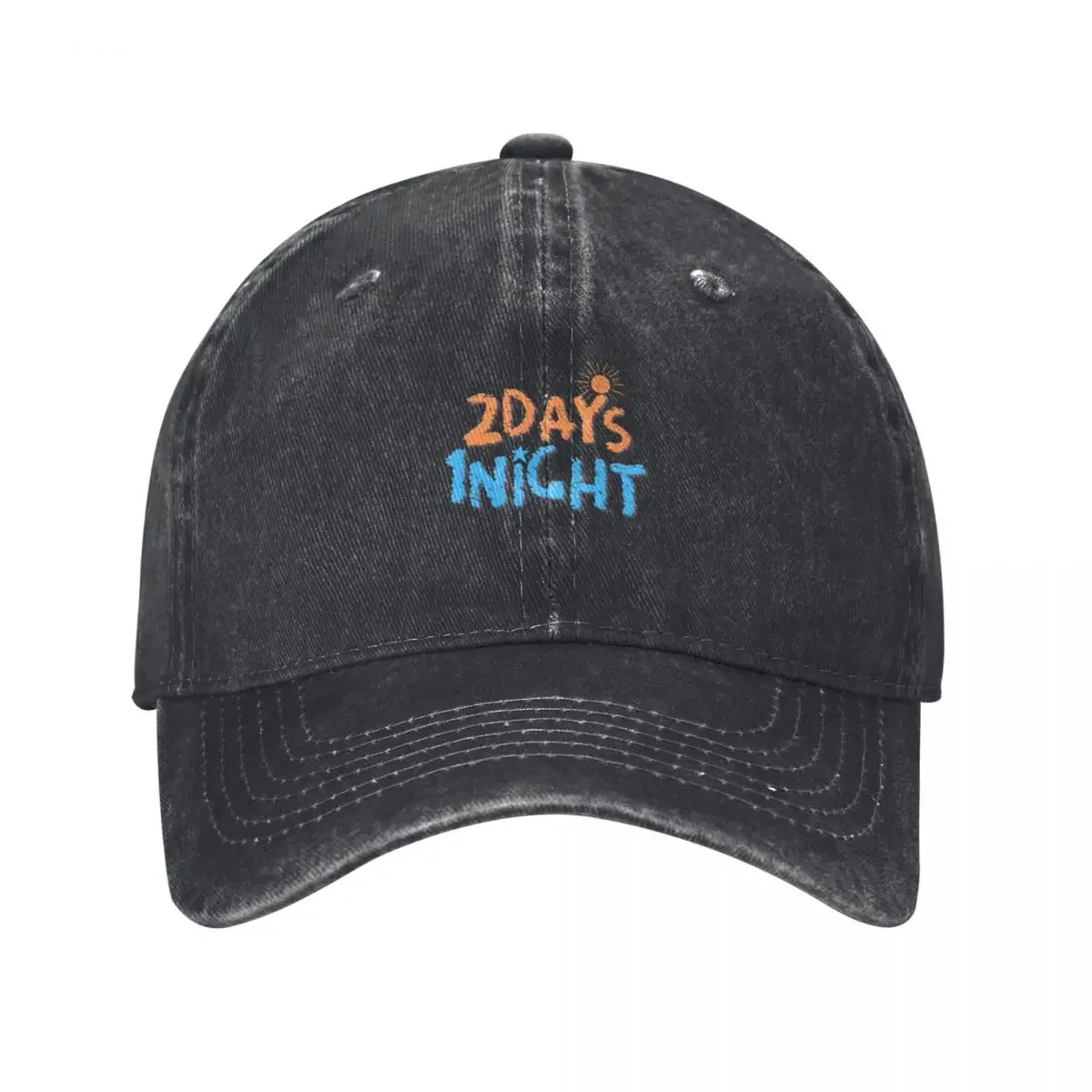 2 Days 1 Night Logo (English) Baseball Cap Golf funny hat Golf Hat Trucker Cap Women's Beach Visor Men's