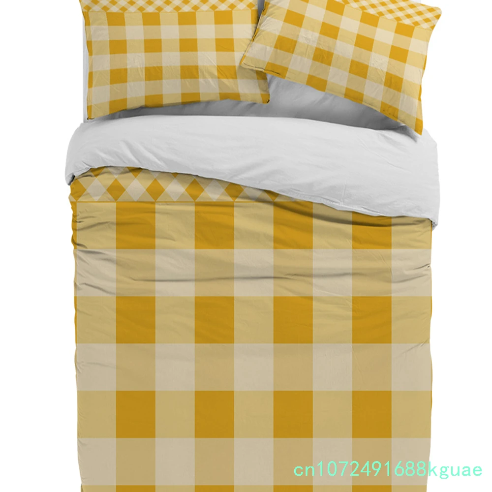 Copripiumino a Quadretti Giall - Home Textiles Bedding recensione e prezzo