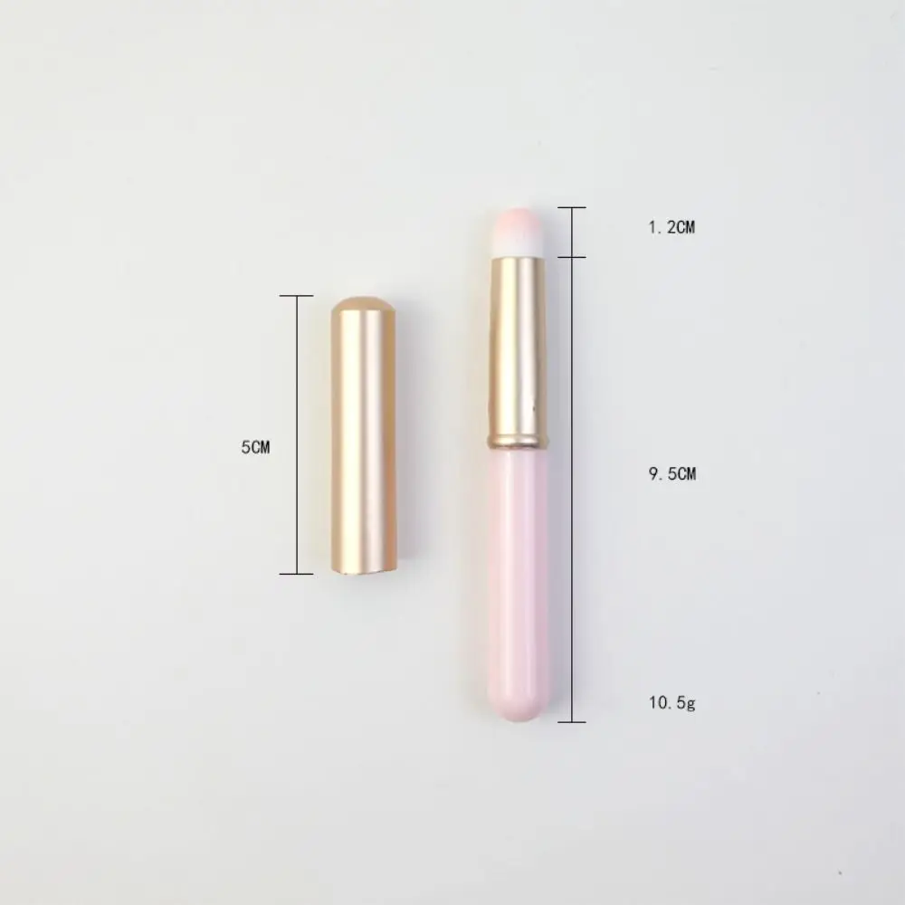 Pennello per labbra multiuso pulito e igienico Mini pennello per correttore portatile a testa tonda Lucidalabbra Forte copertura Strumenti per il trucco Regali