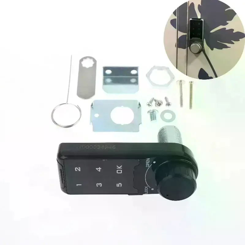 1 Set Touch Keypad Password Key Access Lock Digital Electronic Security Cabinet Coded Locker RFID Card Key Lock