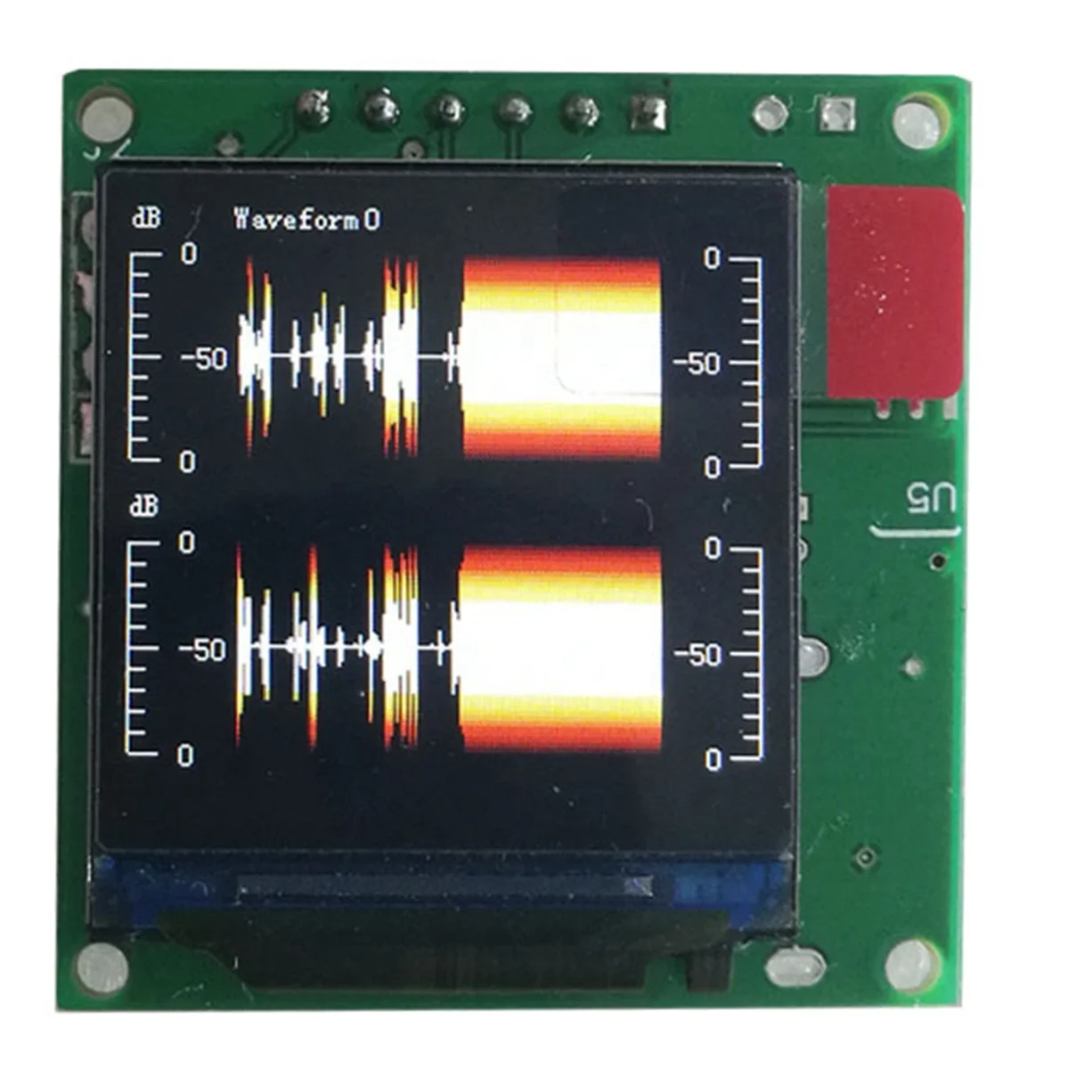 Music Spectrum Display Analyzer 1.3 inch LCD MP3 Power Amplifier Audio Level Indicator Rhythm Balanced VU METER Module