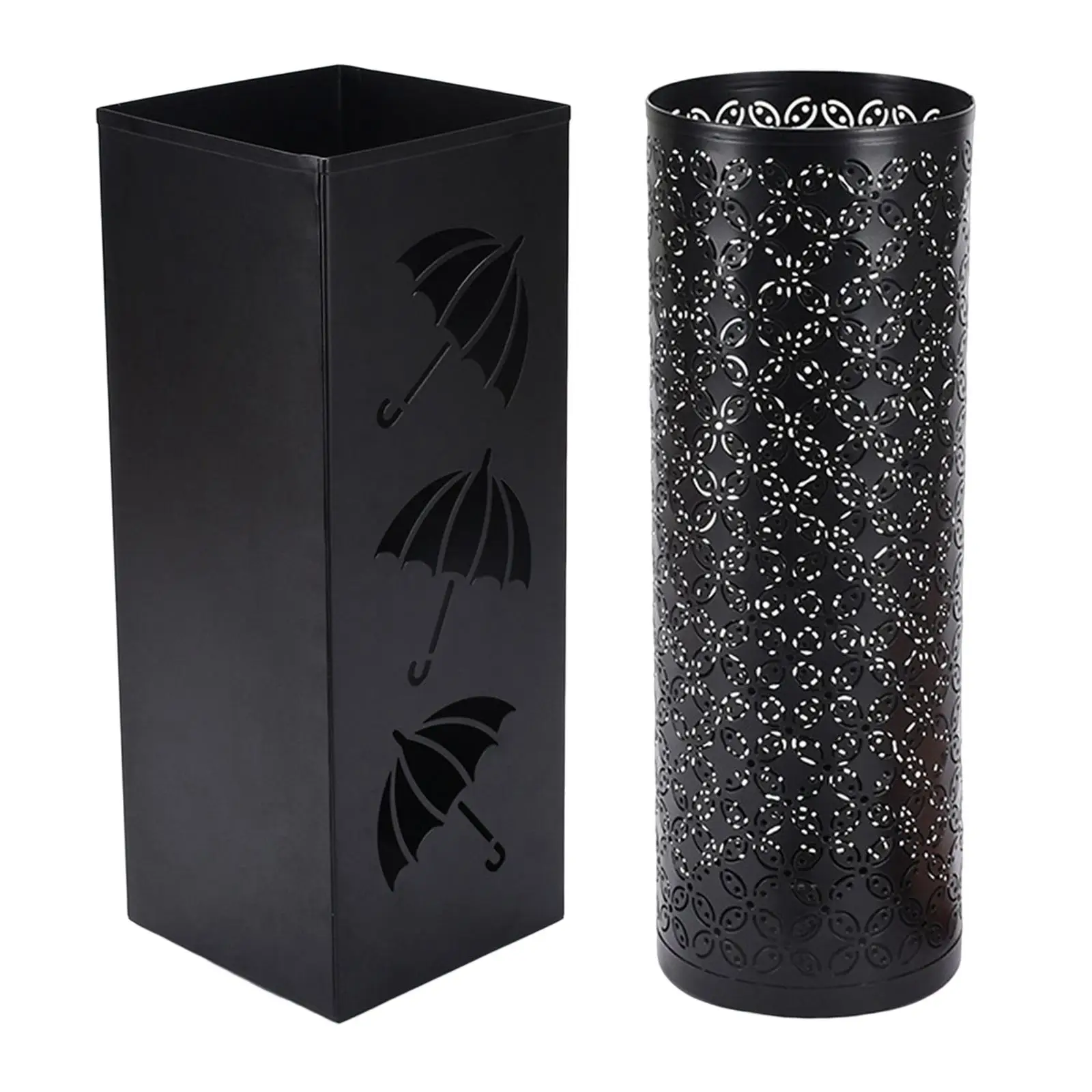 Şemsiye standı rafı dayanıklı bağlantısız paslanmaz dayanıklı sağlam ev yerden tasarruf sağlayan organizatör şemsiye standı koridor giriş yolu için