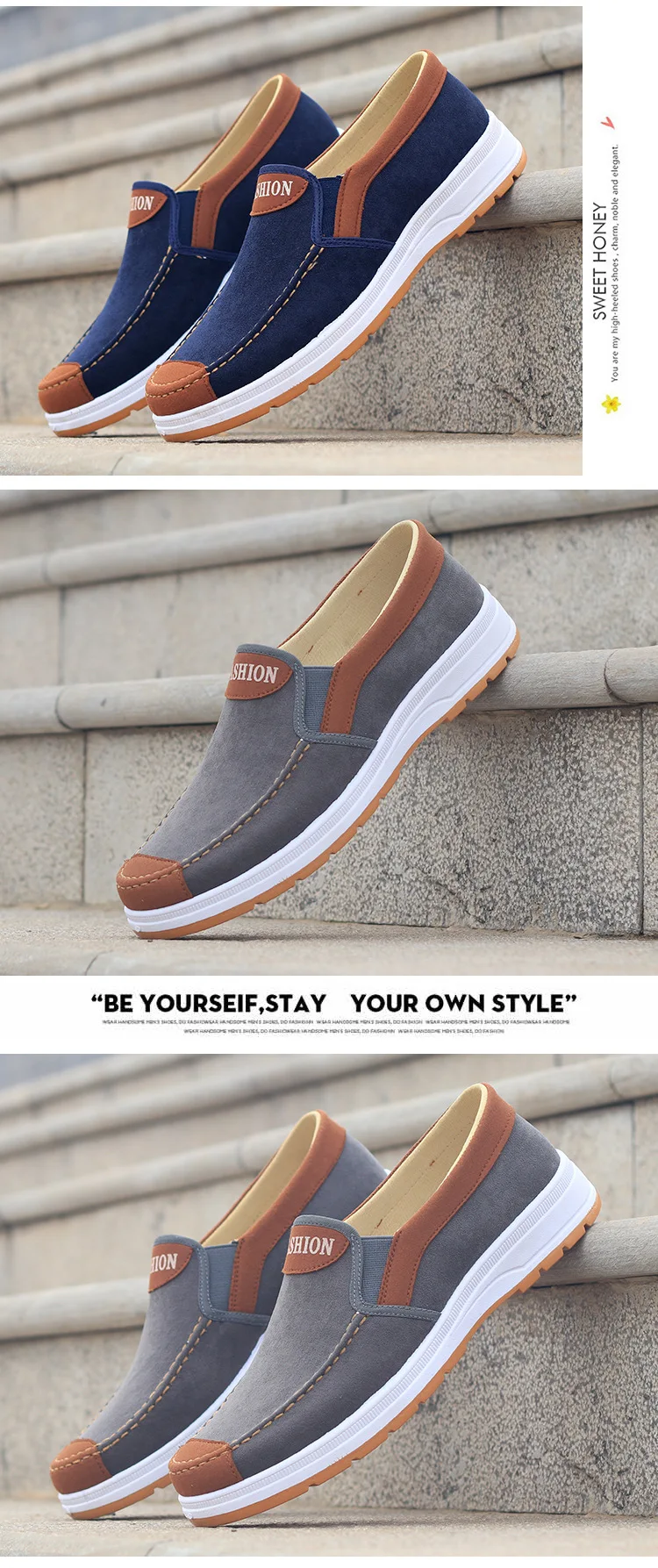 � Lässige Turnschuhe für Herren, Sommer, atmungsaktives Segeltuch, leicht, weiche Sohle, erschwinglich, kostenloser Versand ​ – Detail 7