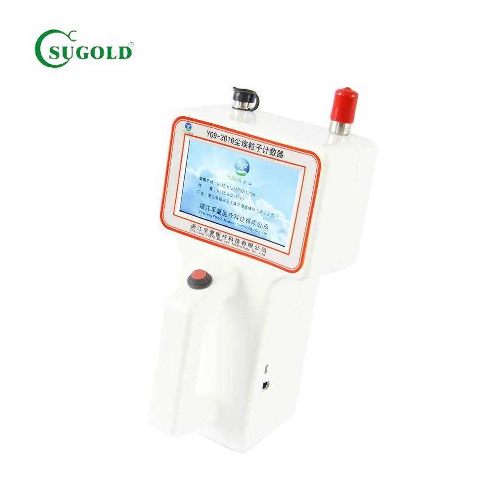 Y09-3016E  laser portable dust particle counter with bluetooth printer