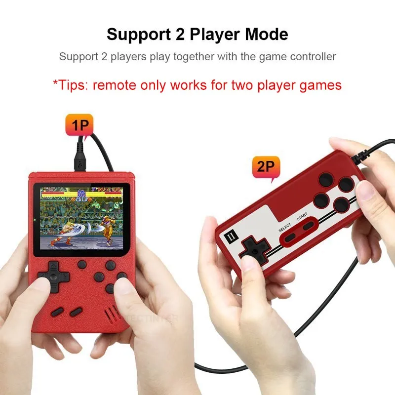 handheld game Retro Portable Mini Handheld Video Game Console 8-Bit 3.0 Inch Color LCD Kids Color Game Player Built-in 400 games