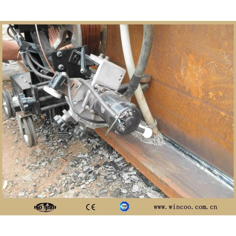Portable Automatic Tank Welding Machine for Tank Construction, Used for Bottom Fillet Welds.