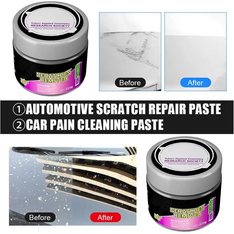 Car Scratch Repair Paste Professional Car Scratch Remover Polishing Wax 220g Repair Paste For Deep Scratches On Car Paint