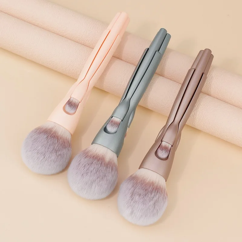 4 in 1 Magnetic Makeup Brush Set Portable Multi-function Cosmetic Kit Blush Brush Angled Contour Eyeshadow Detachable Supplies