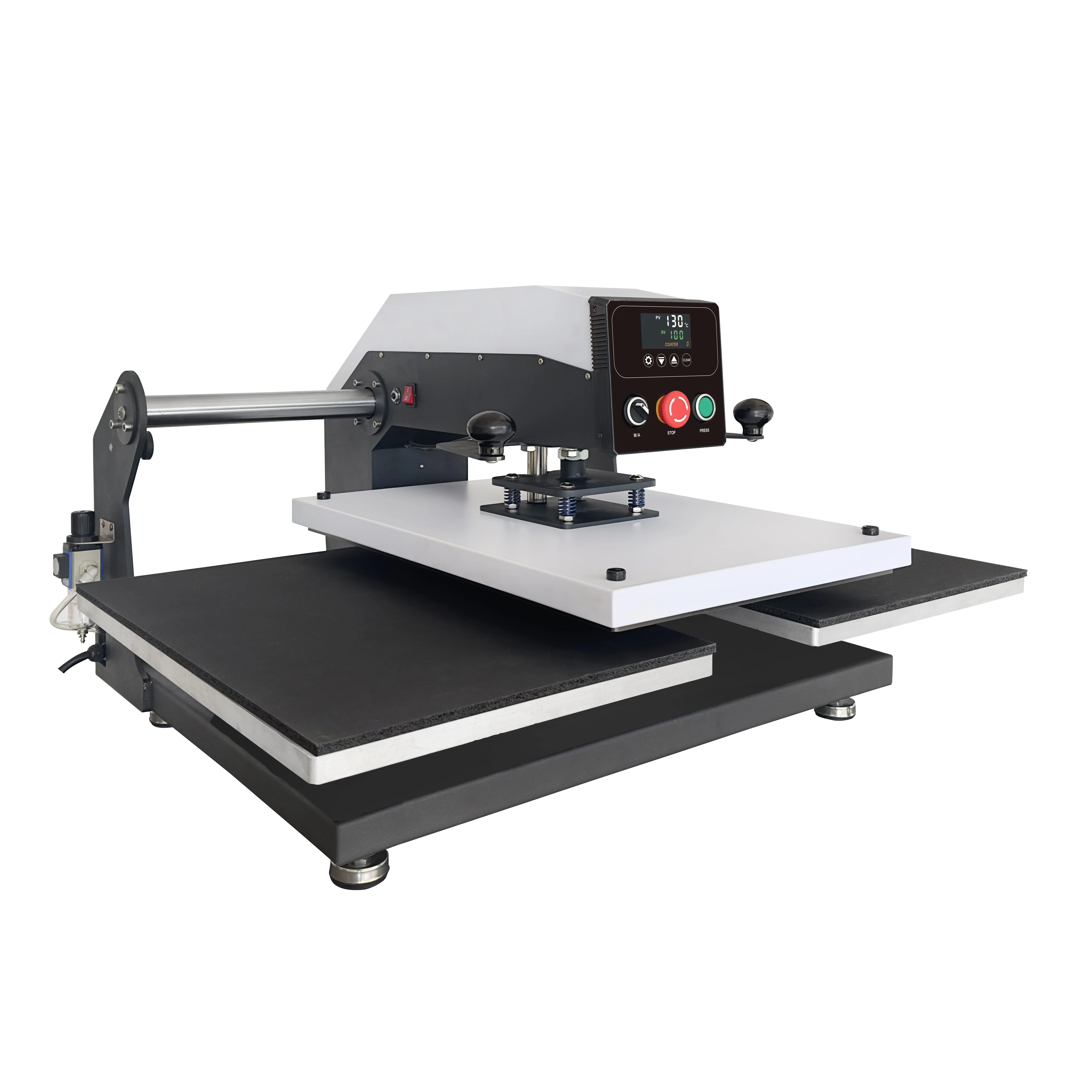 

New Arrival Heat Press Heat Transfer Press Pneumatic 40x50cm Double Station Auto Heat Press Machines