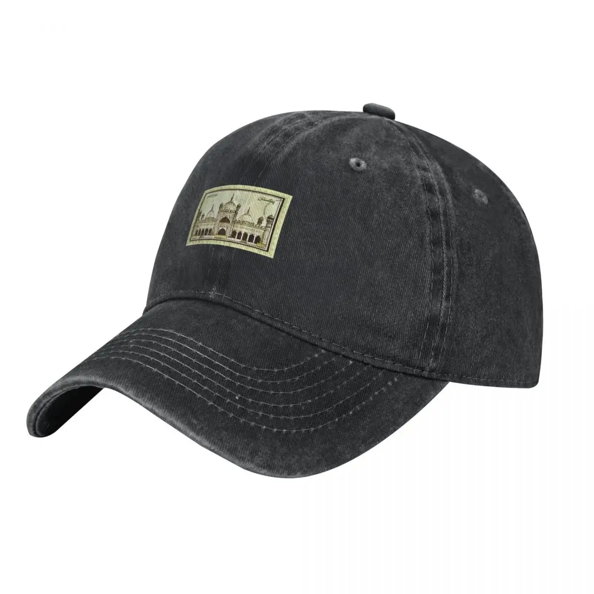 Badshahi masjid postage stamp Baseball Cap Sun Cap Military Tactical Cap Men Women's