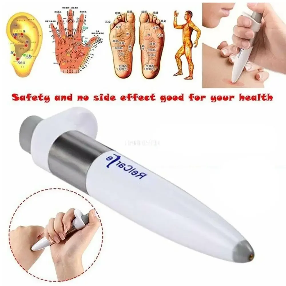 ใหม่ปากกานวดอิเล็กทรอนิกส์ PULSE Analgesia ปากกาผ่อนคลายกล้ามเนื้อตะโพก Joint แบบพกพา Handheld Point