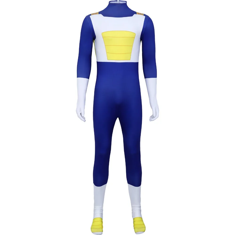 Adult  Anime Super Hero Fantasy Vegeta Cosplay Costume Men Jumpsuit Uniform Outfits Halloween Carnival Party Comic Con Suit New view 3