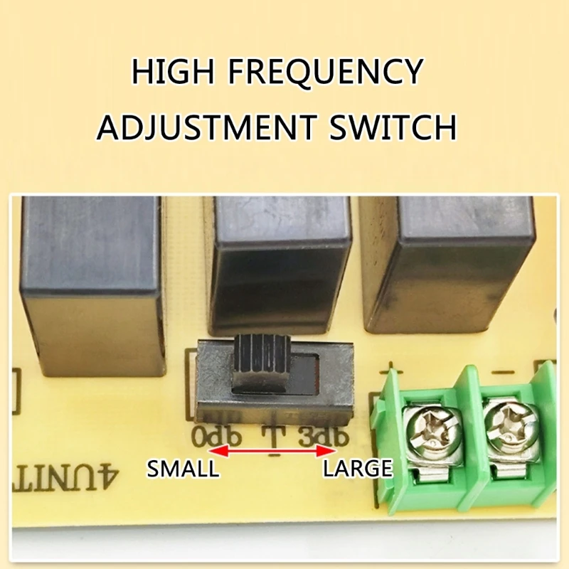 400W Audiophiles Crossovers Frequency Divider for Speakers, 4 Way Adjustable High/Low Sound Filters DropShipping