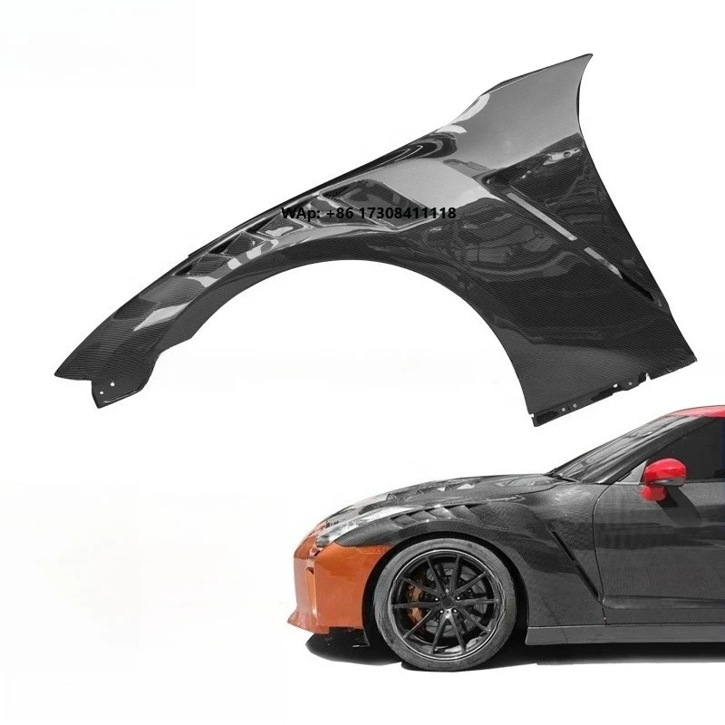 

Latest New Design Upgrade to Nismo Style Half Carbon Fiber Auto Parts Side Vent Fender for GTR 35