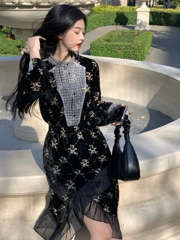 

Slimming Effectiveness Chinese Design Style Women's Spring New Arrival plus Size High Waist Long Sleeve Casual Outfit Set