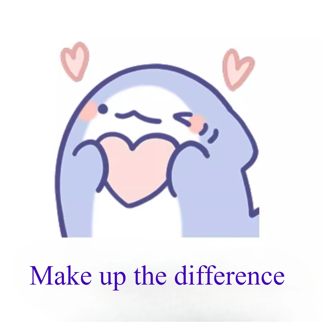 

Make up the difference in freight