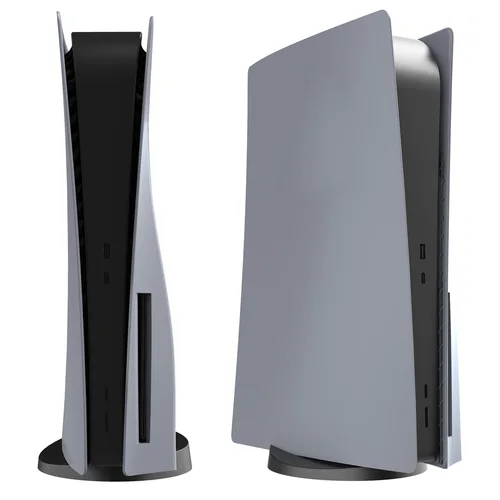Placas grises del 30 aniversario para consola PS5, cubiertas de placa frontal ABS de primera calidad con pegatinas de logotipo para PlayStation5 PS5 Fat Disc