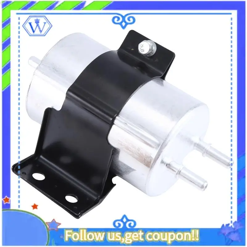 

M46K-1 PCS Auto Fuel Filter Black & Silver Plastic+Metal For Ssangyong Korando 2.0L 2240011200 2240011201 2240011202