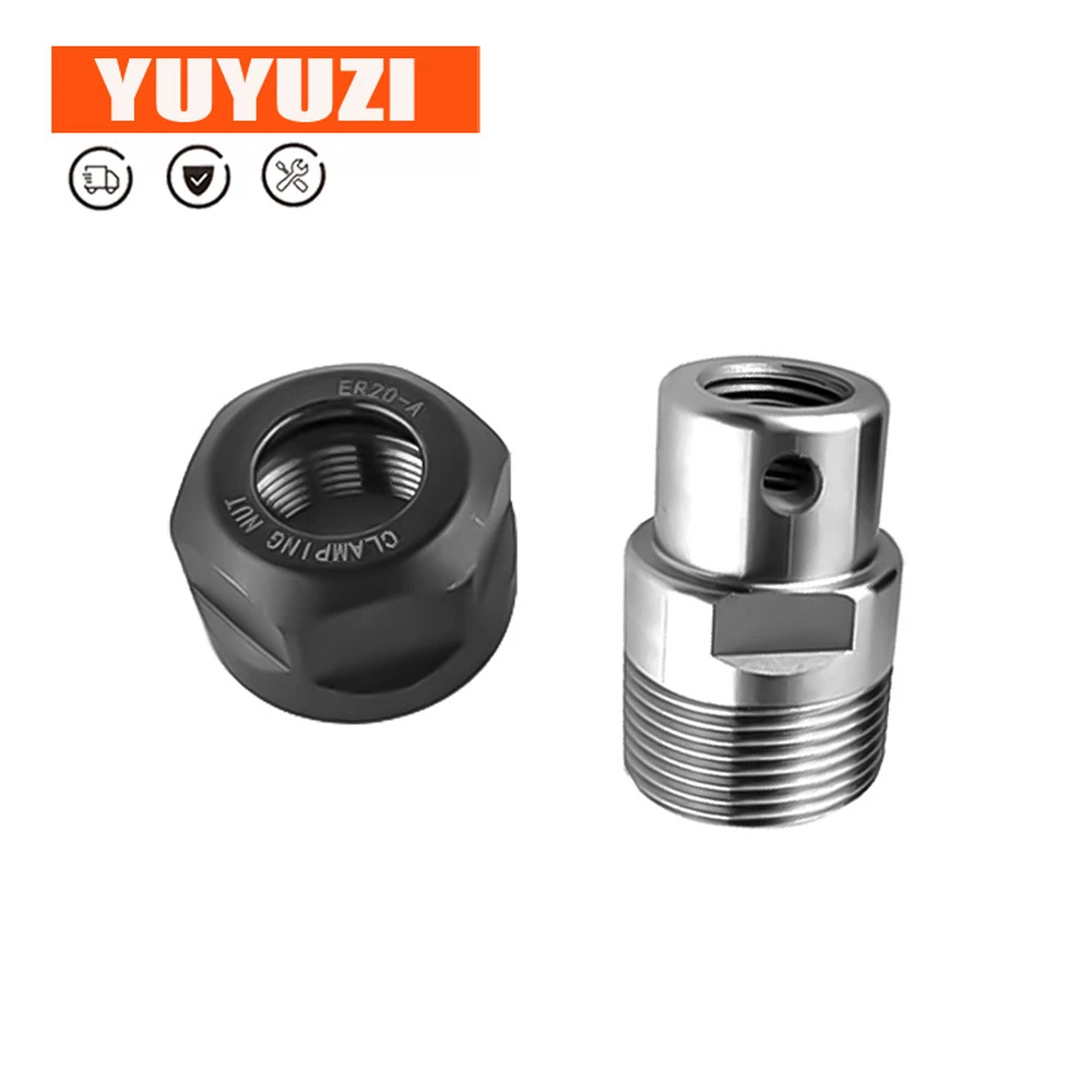 Imagem -05 - Máquina de Gravura Mandril Er11 Er16 Er20 Er25 Rosca Ferramenta Post Suporte Eixo do Motor Eixo do Motor C16 C20 C25