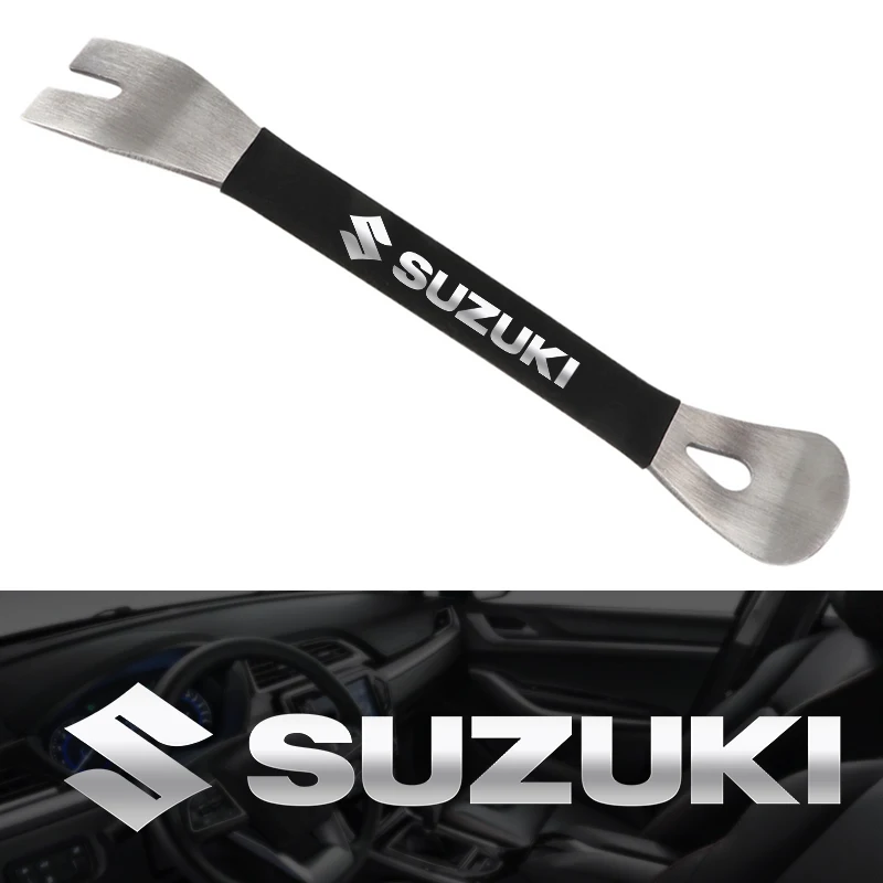 1PCS Car Stainless Steel Pry Plate Interior Installation Removal Tool for Suzuki Grand Swift Jimny Vitara Baleno SX4