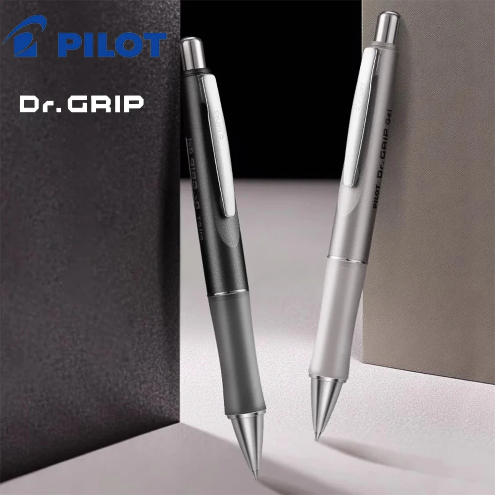 New Japan PILOT Dr.Grip Gel Pen Soft Grip Glue Black Pen Low Center of Gravity 0.5mm Learning Office Stationery Supplies