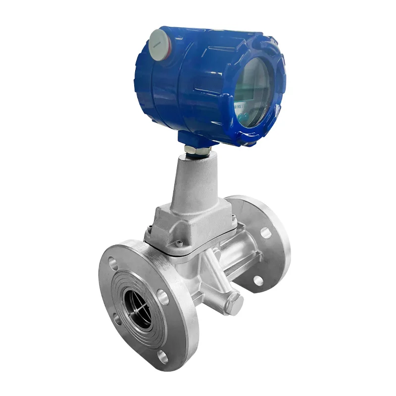 Intelligent precession vortex flowmeter remote transmission digital display gas biogas gas vortex meter