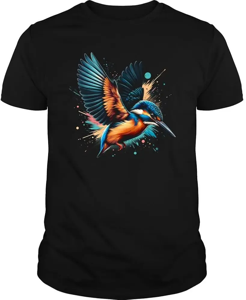 Kingfisher Birding Ultimate Kingfisher Birder Bird Watching  High Quality 100%Cotton Short Sleeve