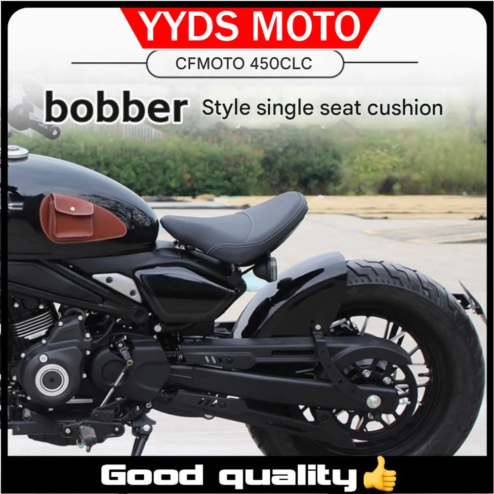 Geeignet für CFMOTO 450clc modifizierter Retro-Einzelsitz, handgefertigtes Bobber-Sitzkissen, Zubehör, verlustfreie direkte Installation.
