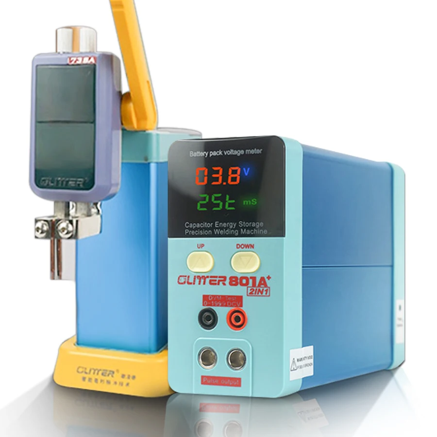 

Professional 801A+ Spot Welder for 0.15mm Pure Nickel 18650 Batteries 15V Adapter Included