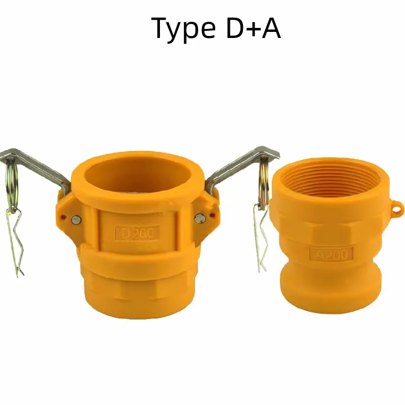 

1Pcs DN15 To DN50 Nylon Camlock Couplings 1/2" To 2" Quick Disconnect PP Adapter Pipe Fittings