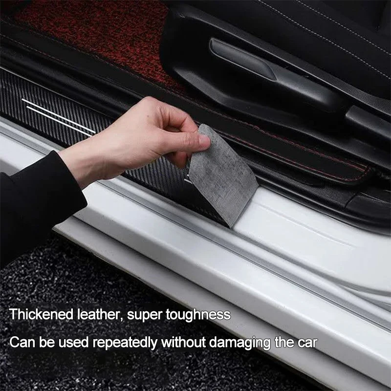 Car door panel protective stickers carbon fiber threshold scratch resistant stickers For BMW Performance E46 E90 F10 F30 X3 F20