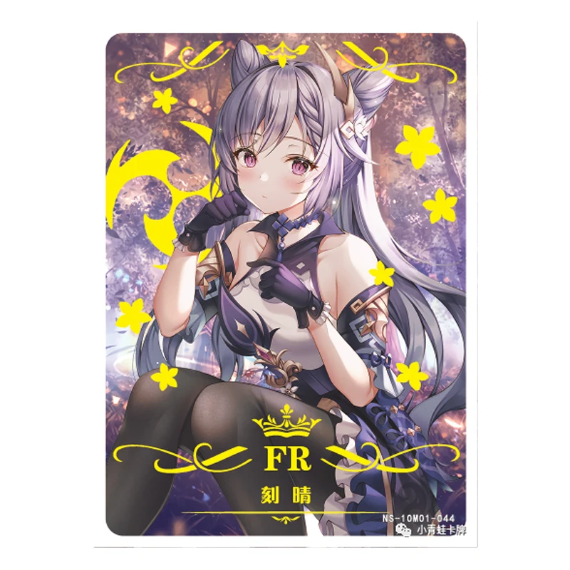 Goddess Story 10M01 series rare FR card Anime character bronzing collection flash card Kids toy card Christmas birthday gift