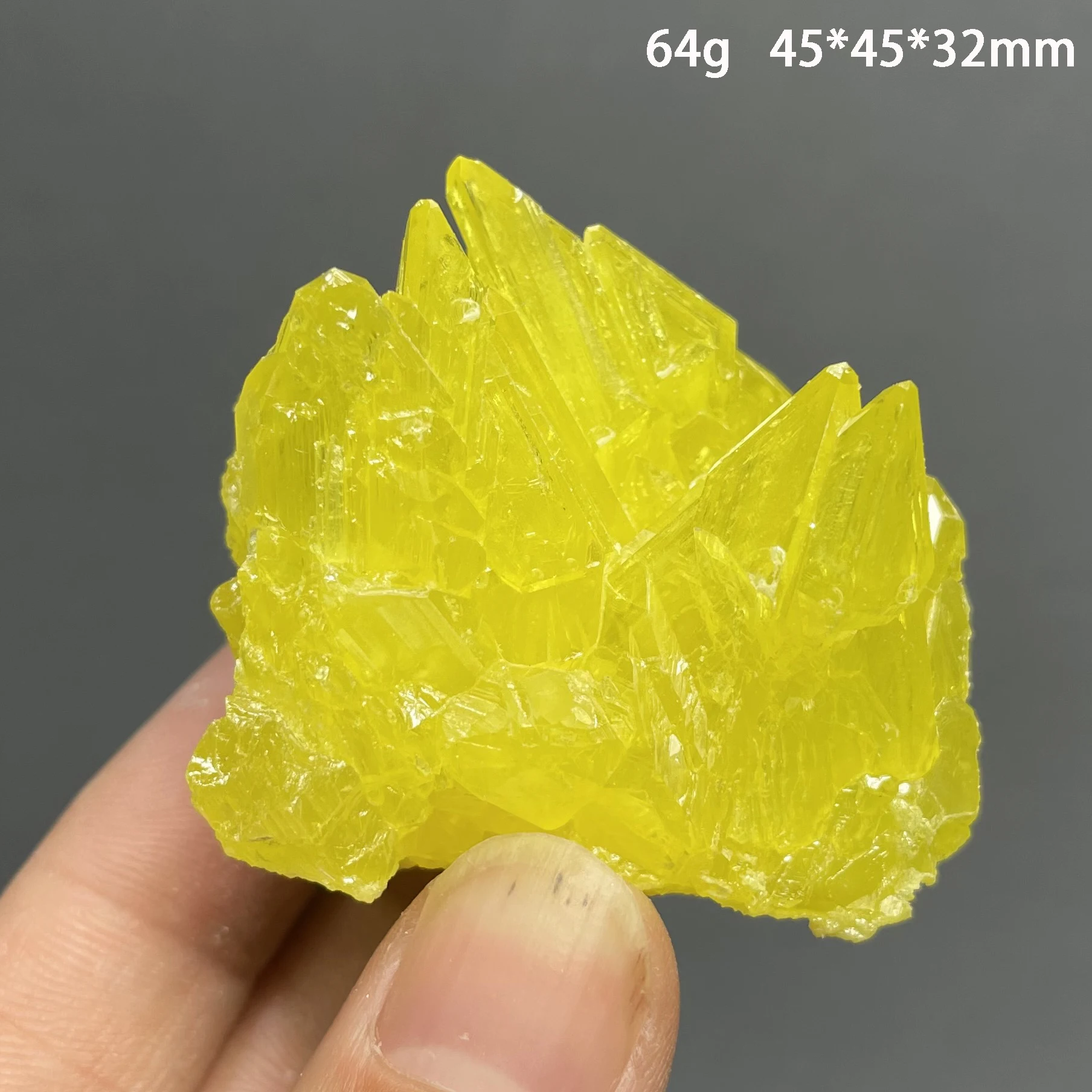Natural Strange shape yellow natural sulfur mineral specimens teaching healing crystal gem collection - Image 4