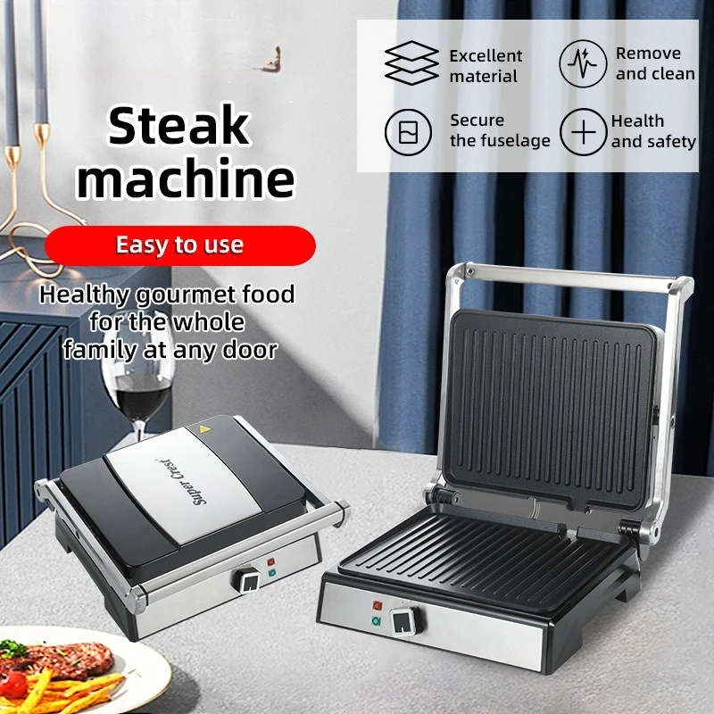 

Бытовая бездымная электрическая сковорода для барбекю, машина для барбекю, многофункциональная машина для гриля в помещении, машина для стейка